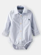 Body dla niemowląt - OshKosh Body-koszula w kolorze błękitnym - miniaturka - grafika 1