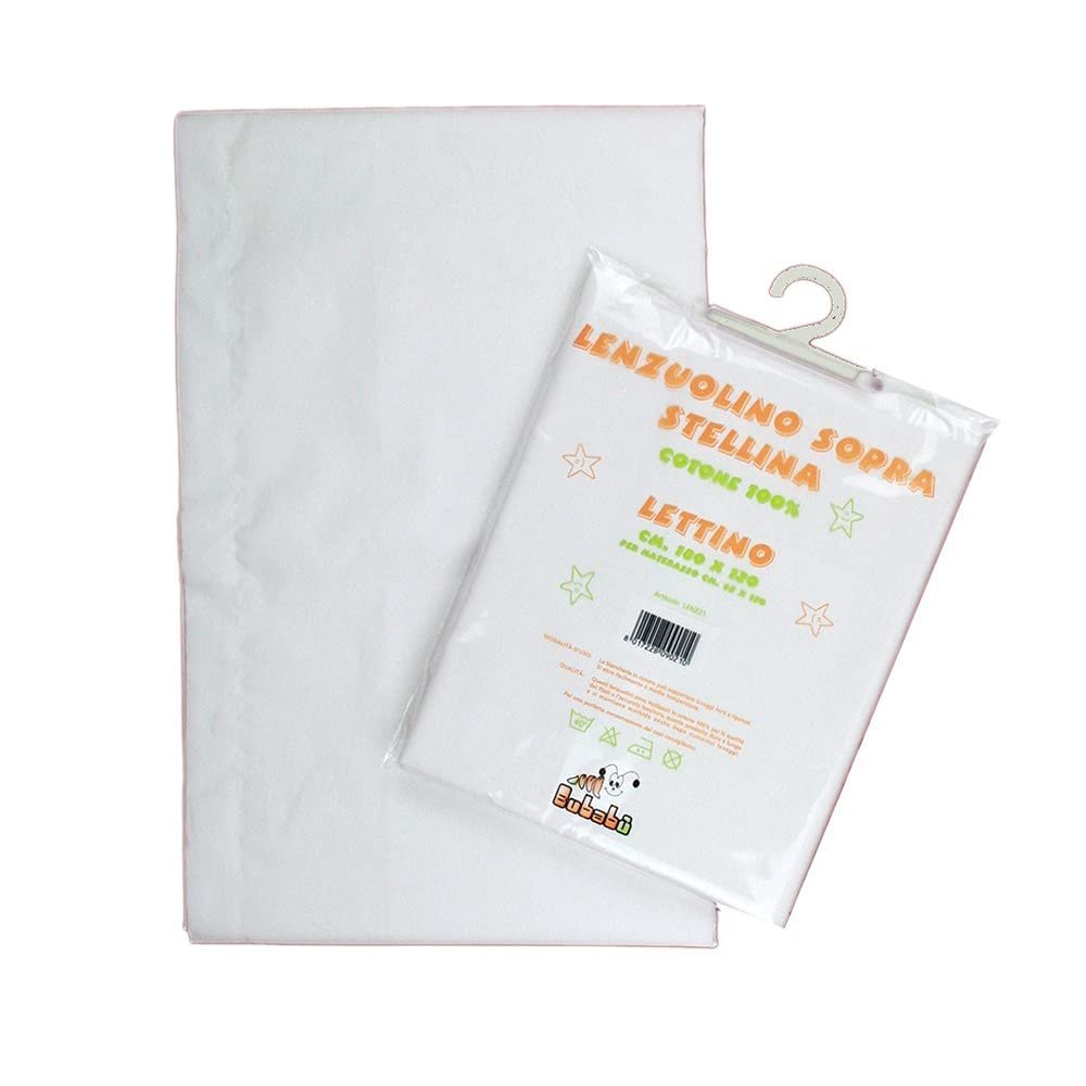 Pościel do łóżeczka Bubabù. biały 180 x 120 cm