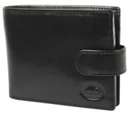 Portfele - Portfel Męski Skórzany EL FORREST Średni Skóra Bydlęca Poziomy Z Zapięciem Jedno Skrzydełko 850 67 RFID CZARNY 11.5 x 9 x 3 [cm] - miniaturka - grafika 1