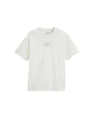 Koszulki męskie - T-shirt Męski VANS Blocked Box Loose SS Marshmallow VN000RAPFS81 M - miniaturka - grafika 1