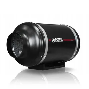 Dospel Wentylator kanałowy TURBO-SILENT 160 Czarny 007-4316 - Wentylatory przemysłowe - miniaturka - grafika 1