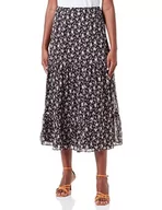 Spódnice - TILDEN Damska spódnica maxi 37230925, czarna wełna biała, M, czarny wełniany biały, M - miniaturka - grafika 1