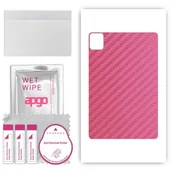 Akcesoria do tabletów i e-booków - folia naklejka skórka strukturalna na TYŁ do Blackview Tab 30 WiFi - Carbon Różowy - apgo SKINS - miniaturka - grafika 1
