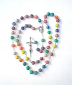 Różańce - Różaniec dla dzieci, jeżyk, kolor - miniaturka - grafika 1