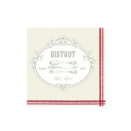 Dekoracje i nakrycia stołu na imprezę - Nuova R2S, serwetki deserowe Napkins Bistrot, 20 szt. - miniaturka - grafika 1