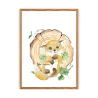 Wyposażenie pokoiku dziecięcego - Obrazek Forest Foxy - miniaturka - grafika 1