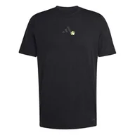 Koszulki sportowe męskie - Koszulka męska adidas Jeu Graphic Tee Black M - miniaturka - grafika 1