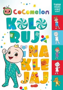 Harper Collins Polska / HarperKids Cocomelon. Koloruj i naklejaj - Pozostałe książki - miniaturka - grafika 2