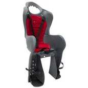 Foteliki rowerowe - HTP DESIGN Fotelik rowerowy ELIBAS Grafitowy - miniaturka - grafika 1