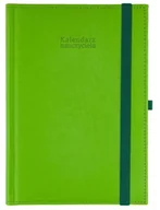 Kalendarze - Kalendarz naucz. 2024/2025 A5 D gumka seledyn - Wokół Nas - miniaturka - grafika 1