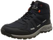 Sneakersy męskie - Jack Wolfskin Męskie Sneakersy Woodland 2 Texapore Mid M, Dark Blue Red, 46 Eu - miniaturka - grafika 1