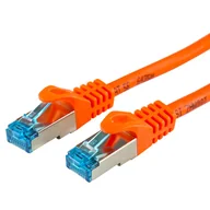 Patchcordy - LOGON TCR55SS015O kabel sieciowy Pomarańczowy 1,5 m Cat5e SF/UTP (S-FTP) - miniaturka - grafika 1
