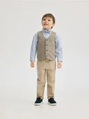 Spodenki dla niemowląt - Reserved - Elegancki zestaw z muszką - jasnoniebieski - miniaturka - grafika 1