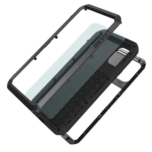 Wodoodporne Etui Love Mei Apple Iphone 11 Odporne Na Deszcz Szkło Hartowane Mocna Czerń - Etui i futerały do telefonów - miniaturka - grafika 1
