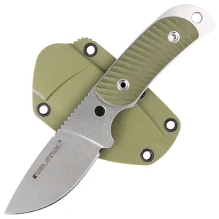 Nóż Real Steel Hunter 165 Green G10, Stonewashed 12C27 (3533) - Noże - miniaturka - grafika 4