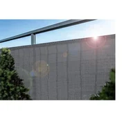 Akcesoria do ogrodzeń - Tkanina osłonowa DECO Basic grafit 1,5 x 25 m - miniaturka - grafika 1