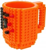 Kubki dla dzieci - KUBEK KLOCKOWY DUŻY 350ML + ZESTAW KLOCKÓW DLA DZIECI na zimne i CIEPŁE - miniaturka - grafika 1