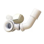 Syfony - Syfon brodzikowy z grzybkiem z tworzywa chromowanym fi50 czyszczony od góry - miniaturka - grafika 1