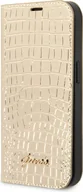 Etui i futerały do telefonów - Guess Goldpoliuretan Leather Book Case Etui na telefon komórkowy dla Apple iPhone 14 Pro Max - ochrona i styl - miniaturka - grafika 1