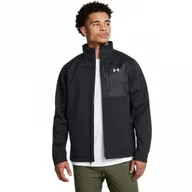 Kurtki męskie - Męska kurtka przejściowa Under Armour Shield Jacket - czarna - UNDER ARMOUR - miniaturka - grafika 1