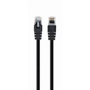 Gembird patch cord RJ45 (osłonka zalewana, kat. 5e, UTP, 5m, czarny) PP12-5M/BK - Patchcordy - miniaturka - grafika 3