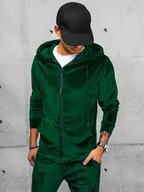 Bluzy męskie - Bluza męska zielona Dstreet BX5543-XL - miniaturka - grafika 1