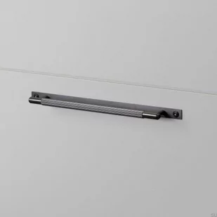 Uchwyt meblowy Pull Bar Plate Linear Medium 225 Gun metal - Zawiasy, okucia i inne akcesoria - miniaturka - grafika 1