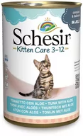 Mokra karma dla kotów - Schesir w galarecie, 6 x 140 g - Kitten, tuńczyk i aloes - miniaturka - grafika 1