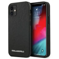 Etui i futerały do telefonów - Karl Lagerfeld KLHCP12SPUKBK iPhone 12 5,4" czarny/black hardcase Kameo - miniaturka - grafika 1