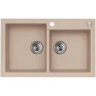 Zlewozmywaki - Alveus ROCK 90 BEŻOWY 1219055 - miniaturka - grafika 1