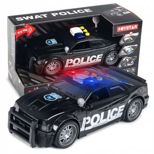Auto Policyjne Radiowóz z NAPĘDEM i EFEKTAMI Policja City Defender 1:14 - Samochody i pojazdy dla dzieci - miniaturka - grafika 1