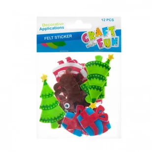 Craft with Fun Ozdoba Bn Filc Renifer samoprzylepna 30szt 12/288 - Pozostałe akcesoria dla plastyków - miniaturka - grafika 1