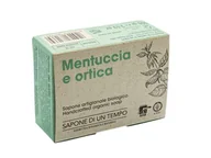 Mydła - Sapone di un Tempo Organiczne mydło w kostce Mięta & Pokrzywa 100 g - mydło - miniaturka - grafika 1