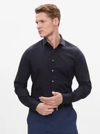 Koszule męskie - Calvin Klein Koszula K10K112310 Granatowy Slim Fit - miniaturka - grafika 1