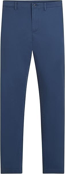 TOMMY HILFIGER SPODNIE MĘSKIE CHINOSY NIEBIESKIE NA ZAMEK 29/32 1J7D