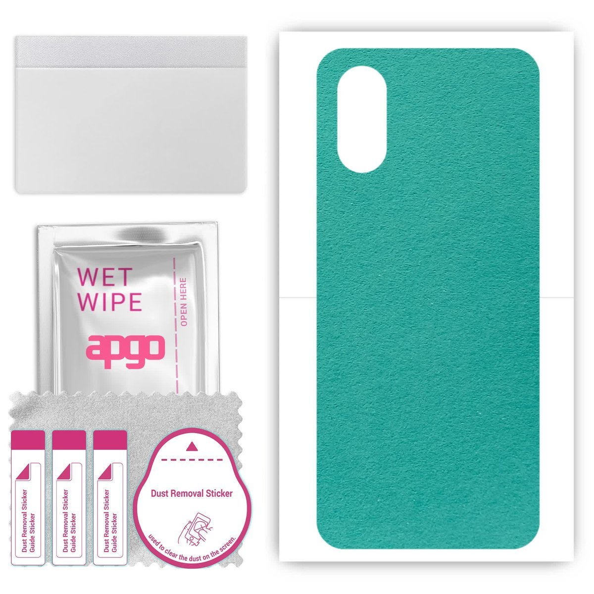 Folia naklejka skórka strukturalna na TYŁ Zamsz do Sony Xperia 1 VI - Zamsz Miętowy - apgo SKINS