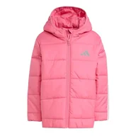 Kurtki i płaszcze dla chłopców - adidas Uniseks - dzieci ESSENTIALS 3 STRIPES PADDED JACKET, Pink Fusion/White, 6-7 Years - miniaturka - grafika 1
