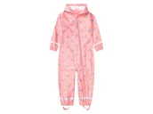 Kombinezony dla dzieci - lupilu® Kombinezon przeciwdeszczowy niemowlęcy / dziewczęcy, z kapturem (98/104, Różowy) - miniaturka - grafika 1