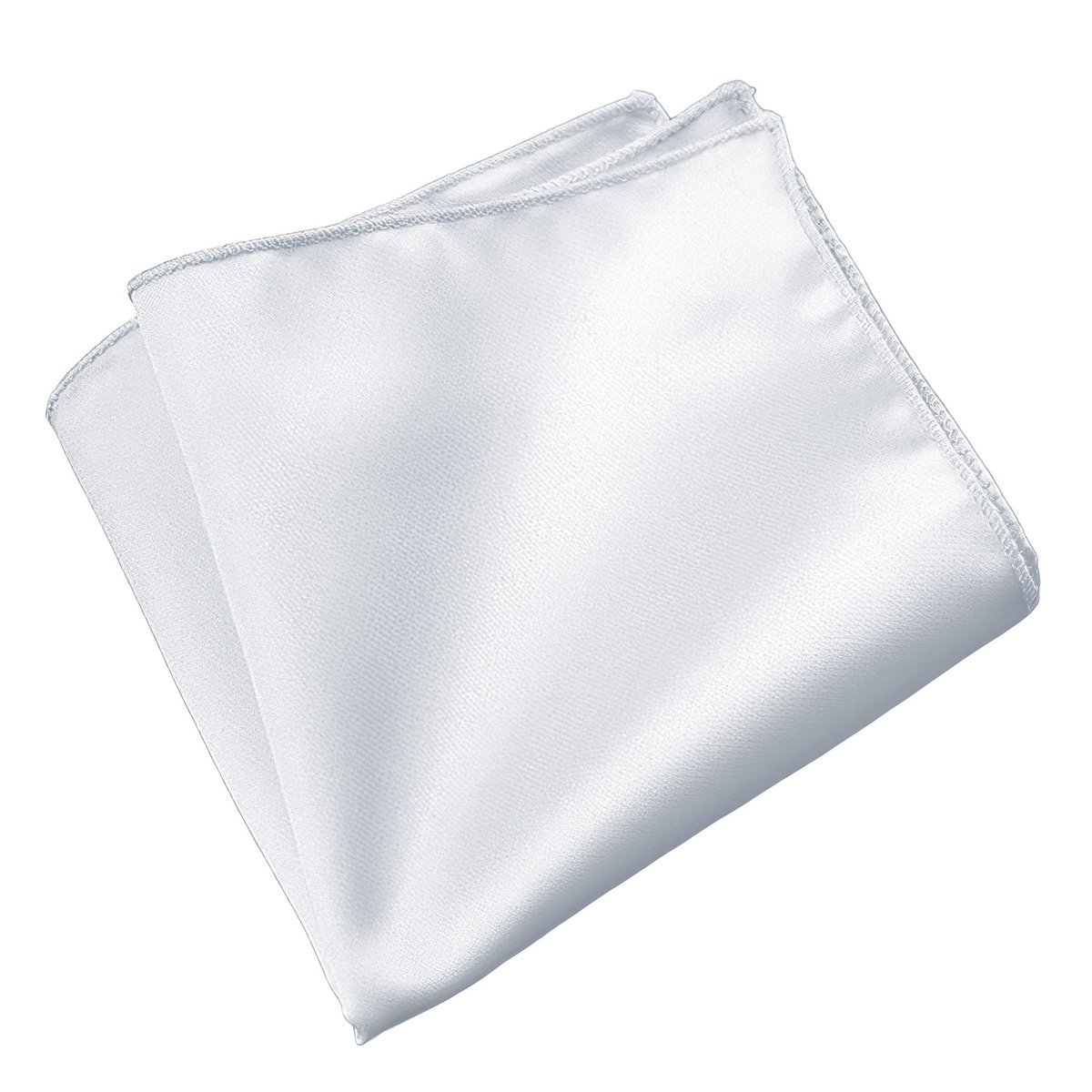 Poszetka męska gładka - biała