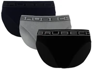 Majtki męskie - SLIPY MĘSKIE BRUBECK BE00290A oddychające 3szt XXL - miniaturka - grafika 1