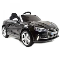 Pojazdy elektryczne dla dzieci - Import SUPER-TOYS AUDI S5 LICENCJA,LAKIER MIĘKKIE KOŁA EVA FULL OPCJA/HL258 HL-258-CZARNY-LAK - miniaturka - grafika 1
