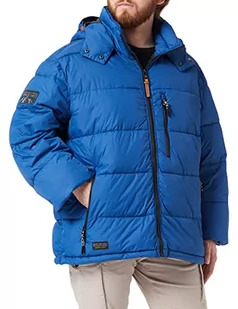 camel active Męska bluza z kapturem z podszewką, brązowy, 110 - Bluzy męskie - miniaturka - grafika 1