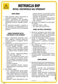 Instrukcje stanowiskowe BHP - IAG65 INSTRUKCJA BHP MYCIA I DEZYNFEKCJI SALI SPRZEDAŻY, FN - FOLIA SAMOPRZYLEPNA; (245X350MM) - miniaturka - grafika 1