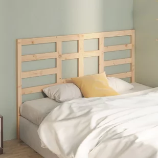 Lumarko Wezgłowie łóżka, 141x4x104 cm , lite drewno sosnowe - Inne meble do sypialni - miniaturka - grafika 1