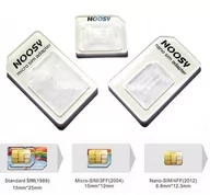 Akcesoria do tabletów i e-booków - Noosy zestaw adapterów Nano Micro Sim - miniaturka - grafika 1