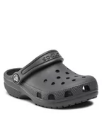 Klapki i japonki damskie - Crocs Klapki Classic Clog K 206991 Szary - miniaturka - grafika 1