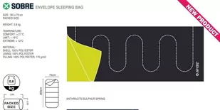 Hi-Tec Śpiwór Sobre SB013 SOBRE - Śpiwory - miniaturka - grafika 1