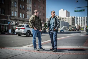 Helikon - Spodnie Greyman Tactical Jeans Slim - Denim Blue - SP-GJS-DD-31 - Odzież taktyczna i umundurowanie - miniaturka - grafika 12