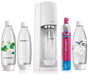 Sodastream Terra Biała  3 butelki : biała i 7up i pepsi - Saturatory - miniaturka - grafika 1