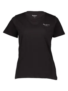 Pepe Jeans Koszulka w kolorze czarnym - Koszulki i topy damskie - miniaturka - grafika 1